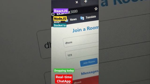 Learn to build RealTime ChatApp using ReactJS, NodeJS & Socket.io #chatapp #socketio #reactjs #devm