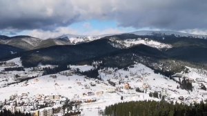 БУКОВЕЛЬ горнолыжный курорт Украина   февраль 2020.Ukraine. Ski resort BUKOVEL February 2020.