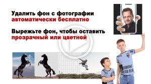 Автоматическое удаление фона с фотографии удалить фона, чтобы оставить его прозрачным или цветным