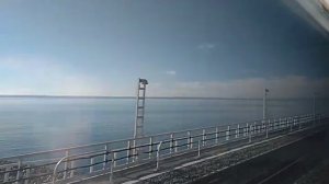 Чёрное море с Крымского моста днём