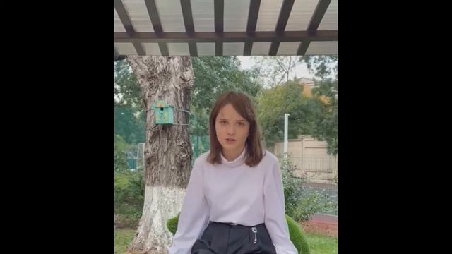 Поздравление учителям. Читает Редченко Аня смотреть онлайн