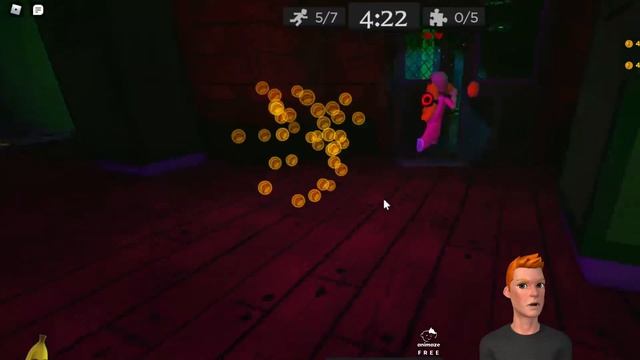 РОБЛОКС Банан ест игроков и меня. Banana eats! смотреть онлайн