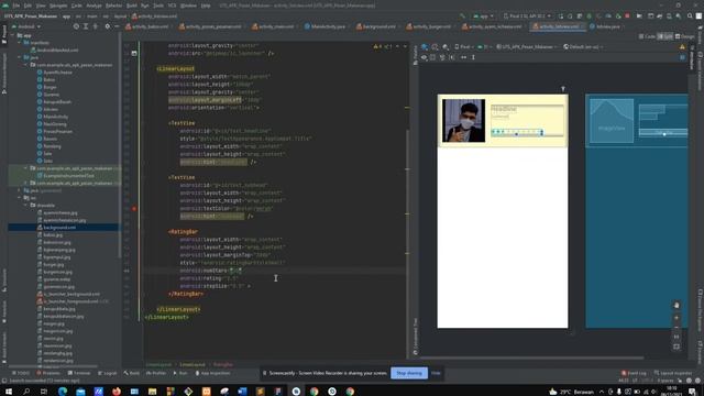 Totorial Aplikasi Pemesanan Makanan Menggunakan Android Studio смотреть онлайн