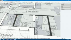 SketchUp. Планировка дома. Создание модели дома.