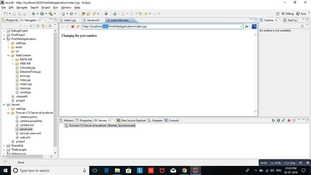 How to change Tomcat Port Number : 8080 смотреть онлайн