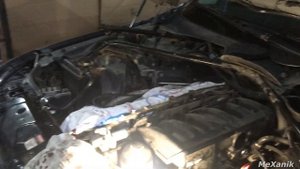 Замена КВКГ BMW E60 2 2л #ремонтBMW #КВКГ клапан вентиляции картерных газов #расход масла #Омск