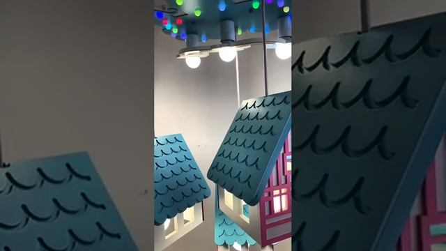 Люстра потолочная от Sky Light Production ! Артикул 8538 Синий. смотреть онлайн