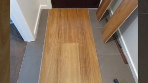 #ламинат стелим  на плитку#