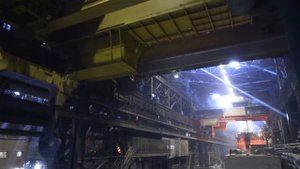 Новый кран производства УЗТМ введен в эксплуатацию на предприятии Северстали.