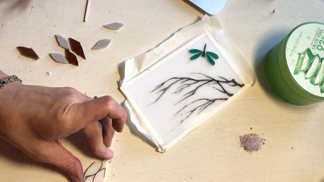 Мастер класс - картина из цветного стекла в технике фьюзинг.