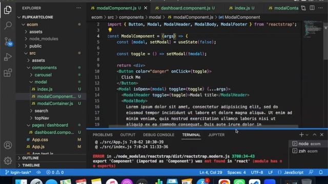 3/12 Building a Flipkart Clone: From Scratch to Deployment | MERN Stack | React | Redux in Telugu