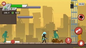 Stickman Zombie Shooter - CITY MIND THE FIRE! Stickman vs Zombie | Android iOS Gameplay