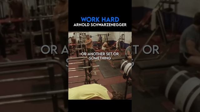 Arnold Schwarzenegger WORKOUT MOTIVATION