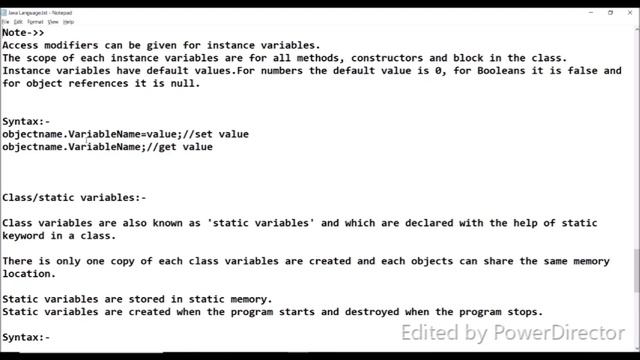 Types of Variables In Java||Class Variable||Object Variable||Local Variable-Lecture-4 смотреть онлайн