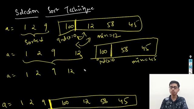 Selection Sort Algorithm Explanation with Python Code | Data Structures and Algorithms Series