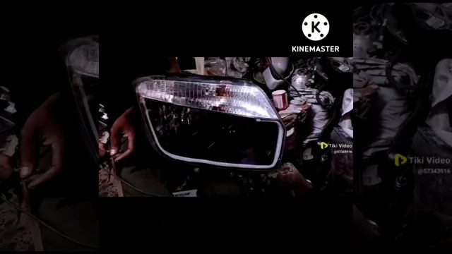 Duster car head light Aledy modify смотреть онлайн