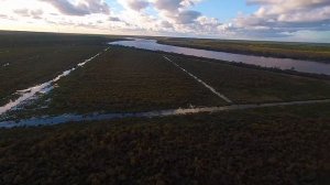 Река Сыпярка, насосная станция и деревня Заостровье Лодейнопольского района