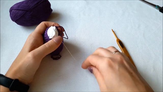 Осьминог крючком // осьминог амигуруми