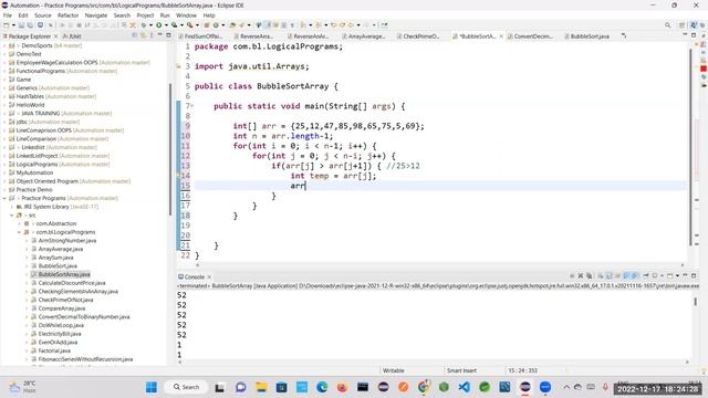 Bubble Sort - The Most Common Algorithm in Java #algorithm