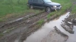 Outlander vs subaru vs Ваз 2105.