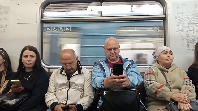 Перегон метро Автозаводская - Коломенская // 29 июля 2023 года