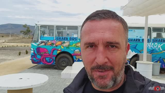 Бухта Капсель осенним вечером. Межсезонье в Крыму