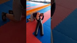 работа с манекеном ударка и болевые с удушающими