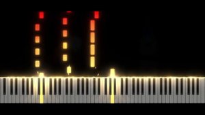 Geometry Dash LVL 6 - Can't Let Go | Piano Tutorial