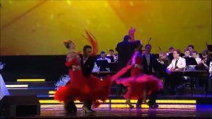 О. Белохвостова и А. Белукова-Вальс "Слушайте, если хотите" с танцорами "Valery"