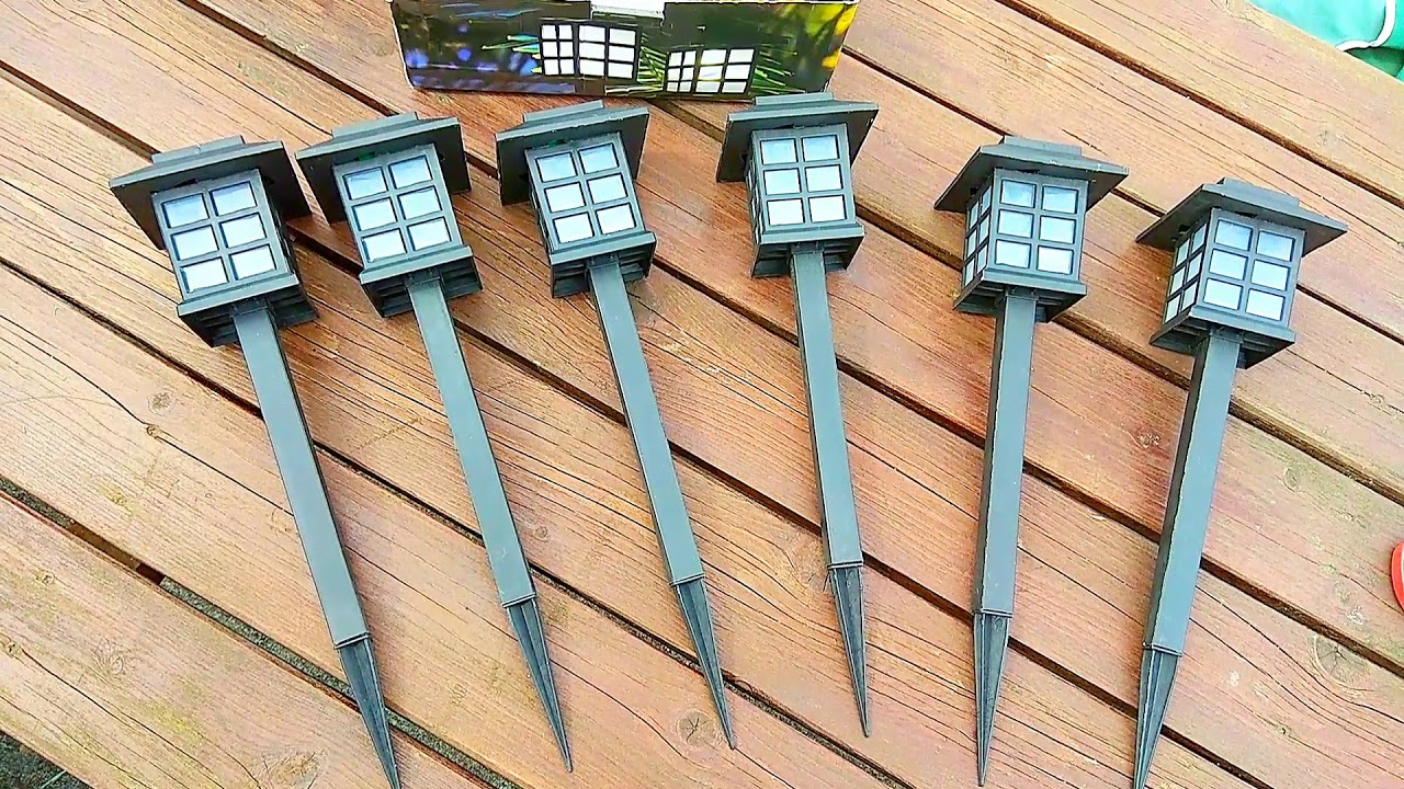 Садовые LED светильники на солнечных батареях / Solar LED Garden Lights