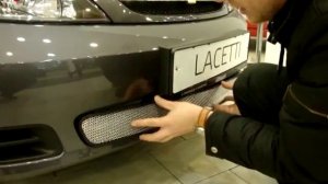 Защита радиатора на Chevrolet Lacetti (Шевроле Лачетти) Хэтчбек