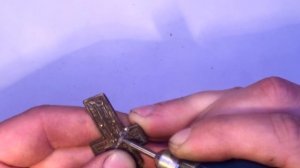 Реставрация нательного креста,без особых навыков,в домашних условиях!