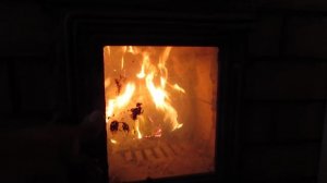 Первая топка печи .