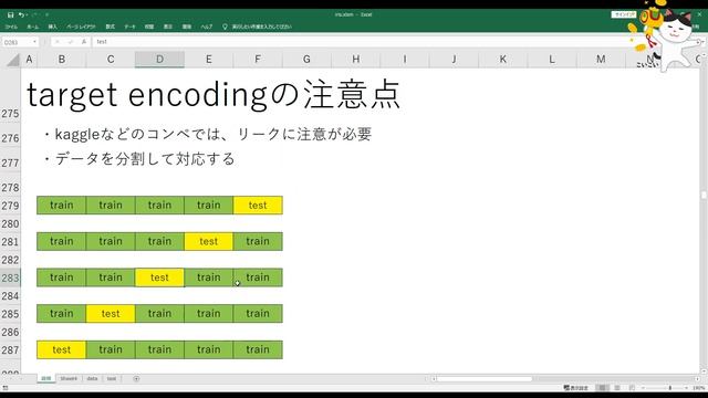 機械学習をExcel・Pythonでやってみた!!target encoding編 смотреть онлайн