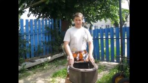 мангал из барабана стиральной машинки