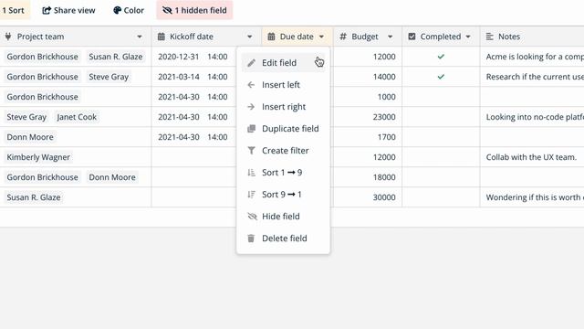 Baserow 1.15: personal views, timezone support, today() & now() formula functions, and much more! смотреть онлайн