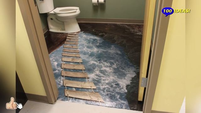 Beautiful self-leveling floors with 3D and 2D effect! 80 design ideas! смотреть онлайн