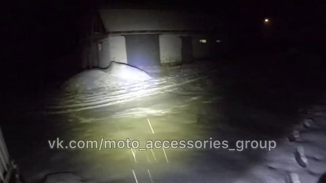 LED фары с креплением под зеркало (4 диода) смотреть онлайн