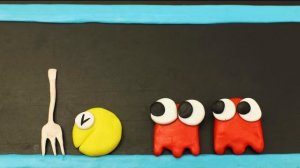 PAC-MAN take revenge #12 (Ghost Red VS Pacman) | Game Pacman Stopmotion