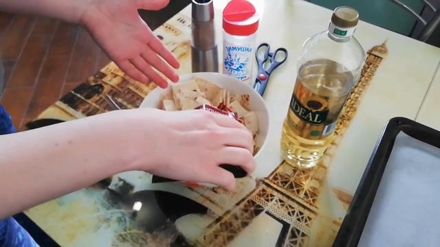 Быстрые чипсы из лаваша в духовке, Постный рецепт. ЗА 10 МИНУТ   Nika LLife