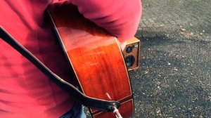 Checking out the Acus ONE-5TB battery amp, Outside!