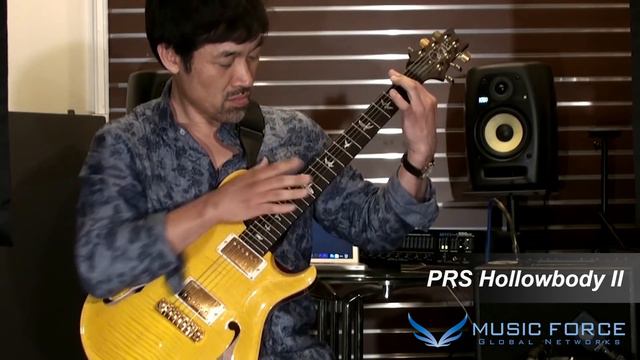 [MusicForce] PRS Hollowbody II Piezo Sound Demo - Over The Rainbow by Hata Shuji смотреть онлайн