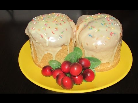 Кулич пасхальный. Шоколадная глазурь для кулича