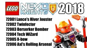 LEGO Nexo Knights 2018 sets list!