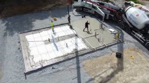 УШП бетонирование. Легко по шведски за 40 минут 120 м2.