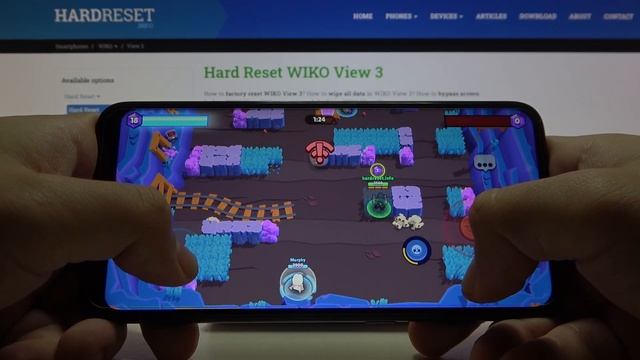 Brawl Stars Gameplay on Wiko View 3 – Performance and Quality Test