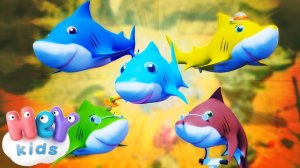 Семейка Акул - Малыш Акула - Песни Для Детей - Сборник для Детей