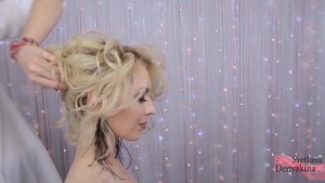 Легкая прическа на средние волосы урок№86