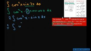 Evaluate the Integral cos^2 x sin 2x dx  U-Substitution. Example 16