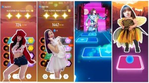 BLACKPINK PINK VENOM JISOO FLOWER LISA LALISA LISA MONEY HONEY Tiles Hop EDM Rush.mp4
